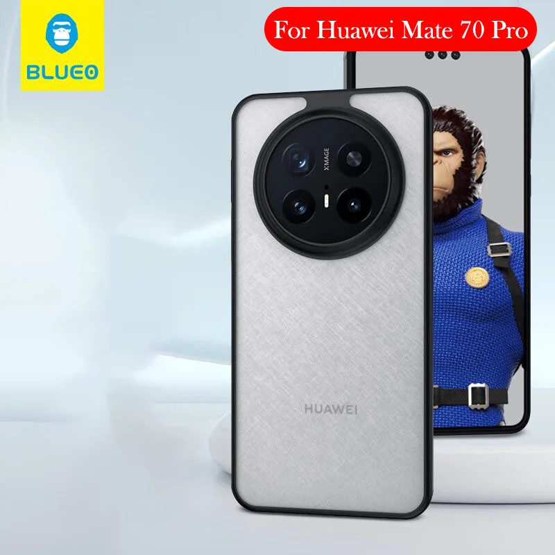 

Оригинальный чехол Blueo для Huawei Mate 70 Pro Pro + с микроматовой задней крышкой