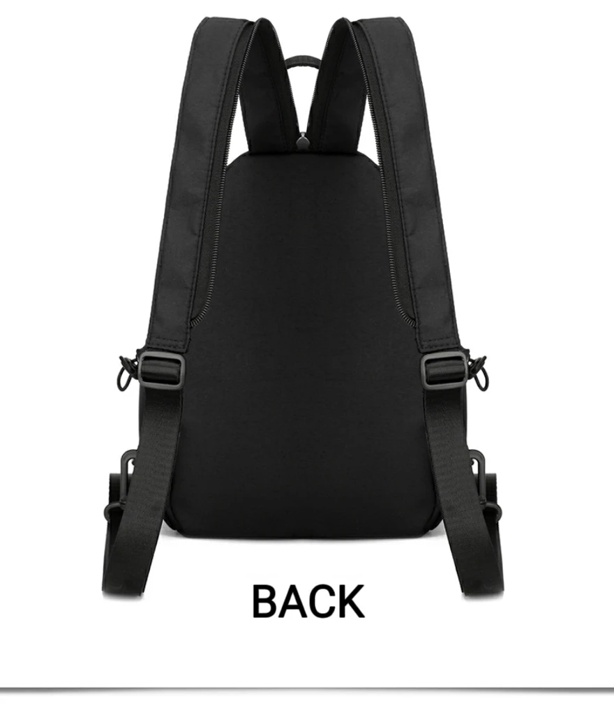 Unisex Backpack Multifunctional Small Bag Made Of Nylon Material Lightweight Mochilas With Multiple Pockets Simple Crossbody bag