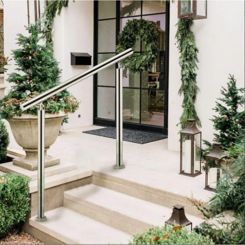 Amazon directly from the manufacturer Outdoor stair handrails Stainless steel handrails Double column Outdoor stair handrails