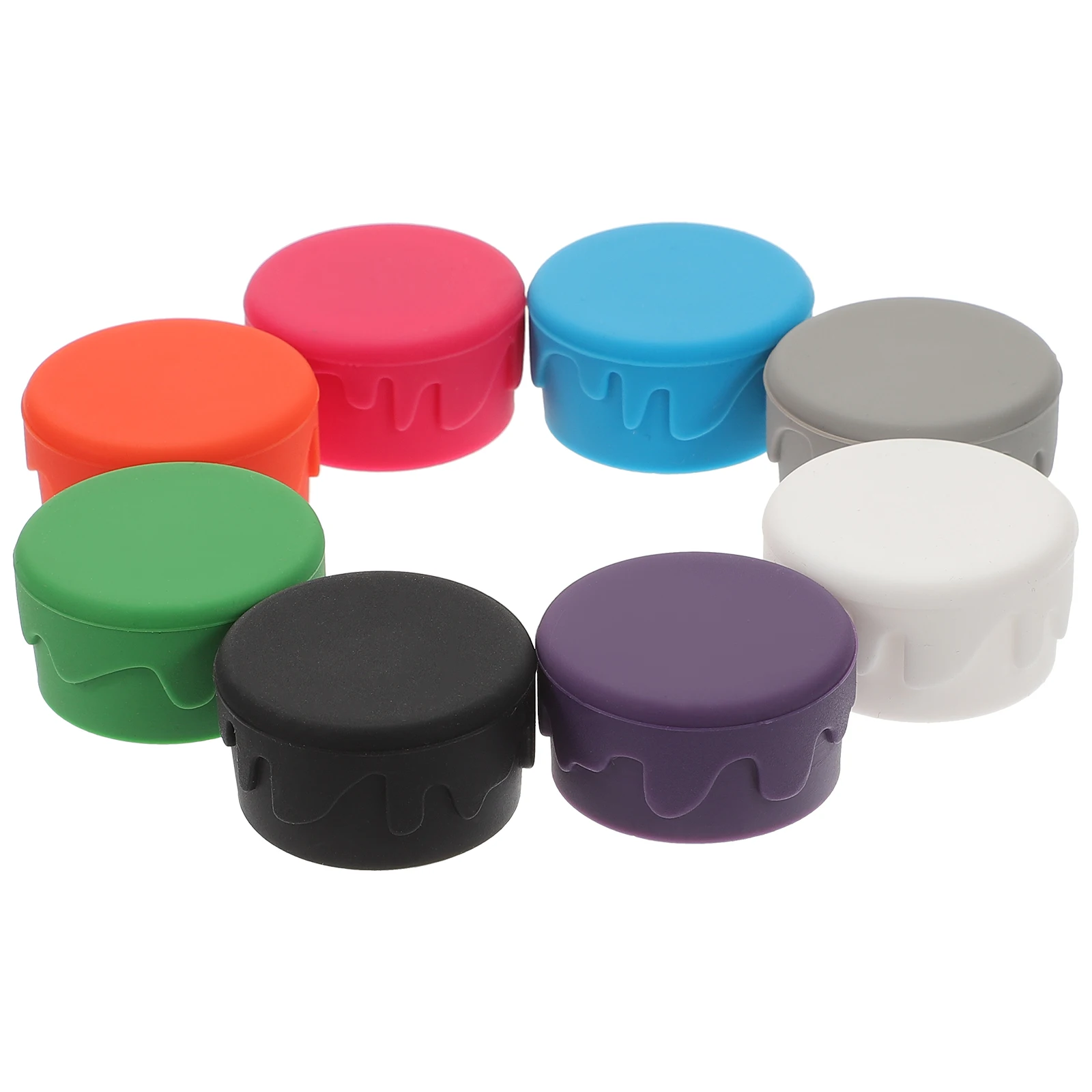 

8 Pcs Bottle Cap Seal Topper Leak Proof Wine Stopper Stoppers and Reusable Caps