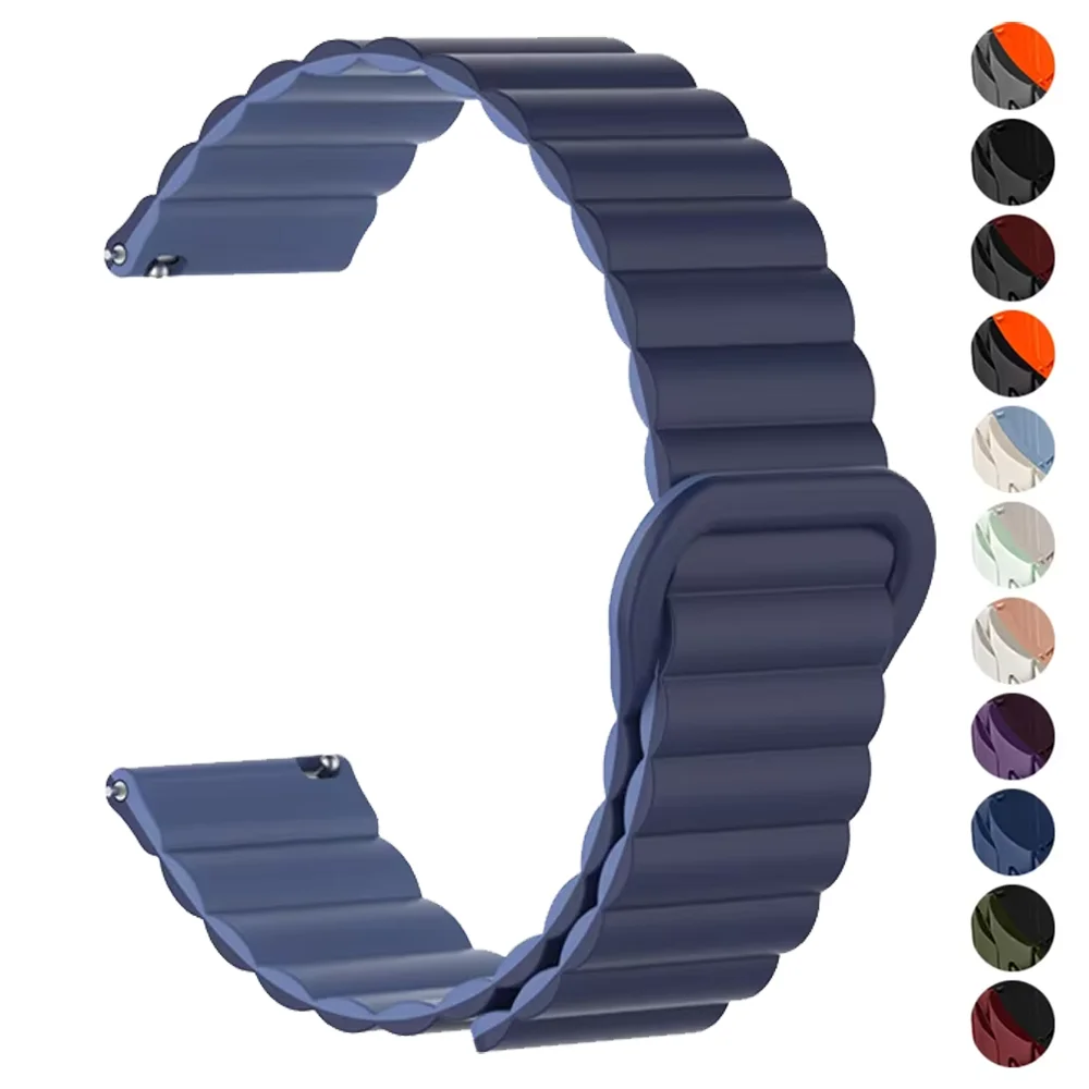 20 22mm Magnetisches Schlaufenarmband für Garmin Venu 4 3 2 SQ Silikonband Armband Forerunner 570 255 265 165 55 Vivoactive 6 5 Correa