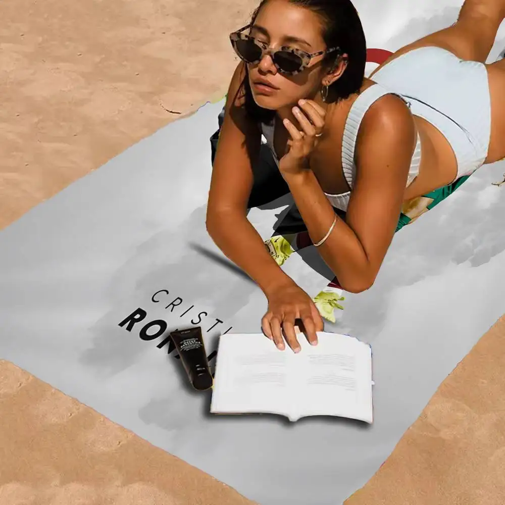 C-Cristiano R-Ronaldo CR-7 Microfiber Beach Towel Absorbent Quick Dry Soft Yoga Swimming Resort Mountain Climbing Towel