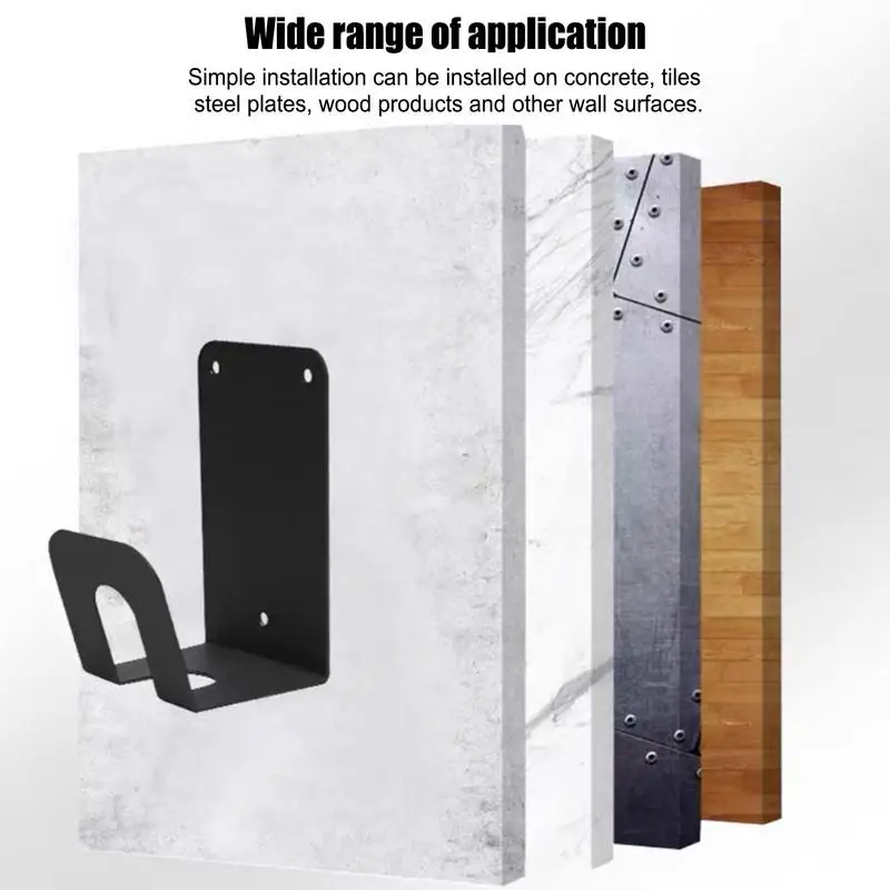 สายชาร์จ EV ผู้ถือโลหะรถยนต์ไฟฟ้า Wall Mount J-Hook สายชาร์จ Organizer Wallbox ผู้ถือสาย