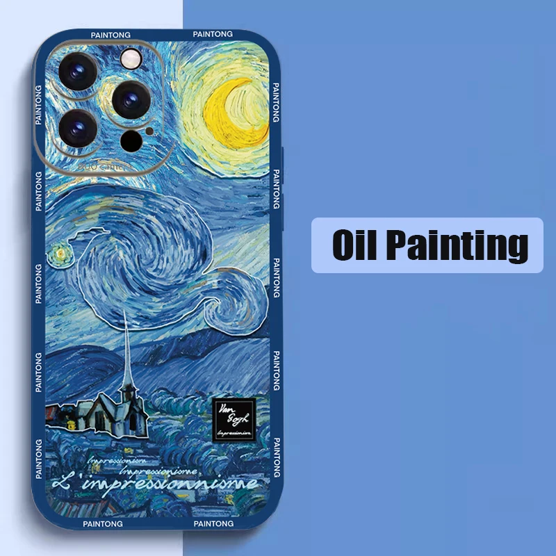 

Pop Van Gogh Sunflowers The Starry Night Art Case For Xiaomi Redmi Note 13 11 12 Pro Plus 5G 12S 11S 10S Redmi 13C 12C 4G Soft C