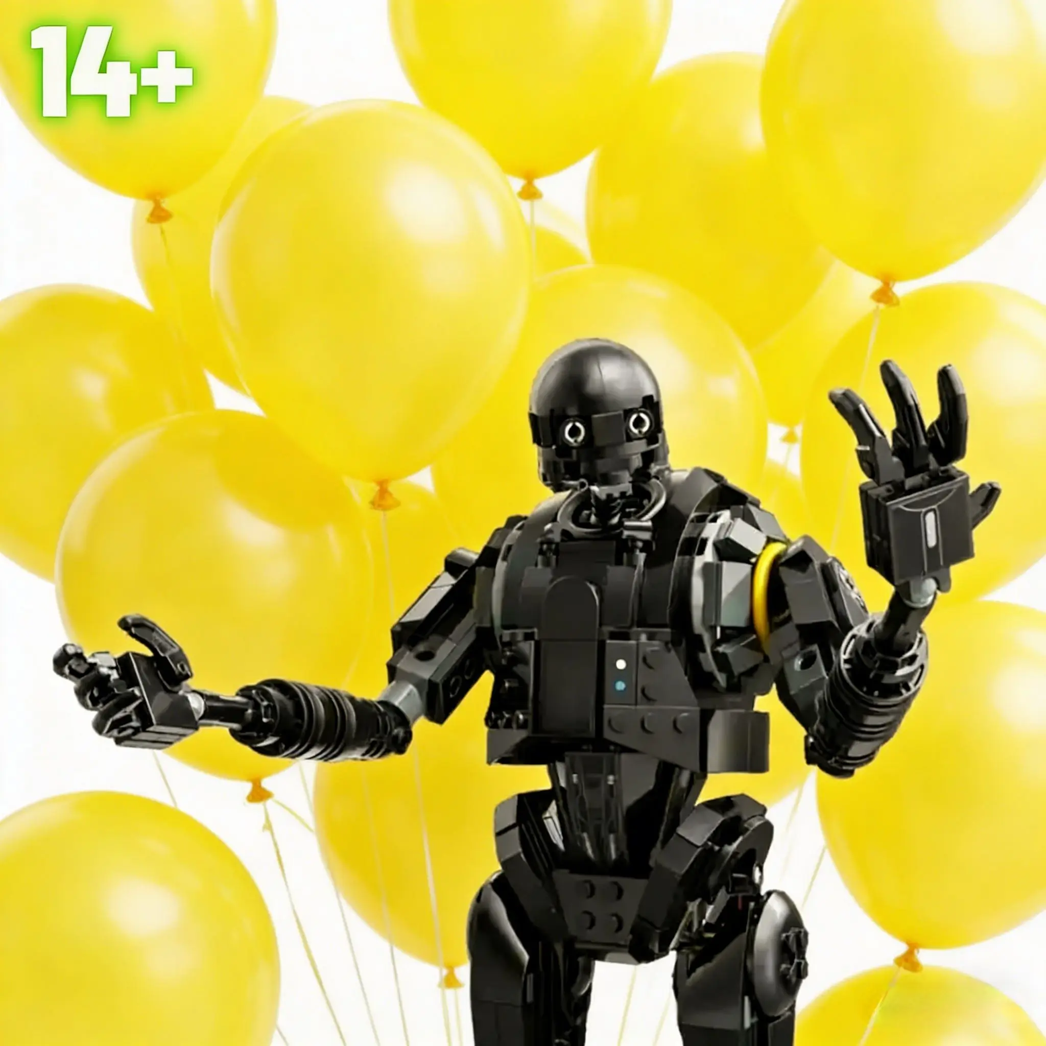 

Новый робот-охранник 2026 K2SO, сборная модель из строительных блоков, совместимая с 75434, развивающая игрушка для мальчиков и девочек, рождественский подарок