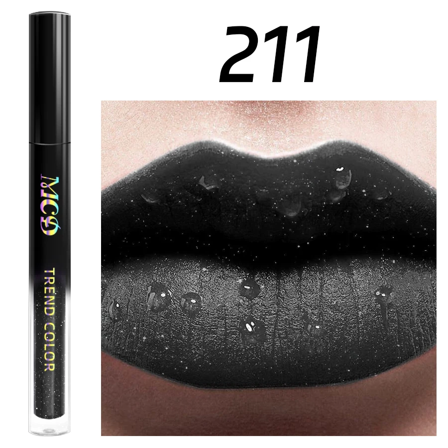 Black Magic Lipstick - Long Lasting, Waterproof, Lip Plumper & Oil Tint - High Pigmented, Moisturizing Lip Balm for Smudge-Free