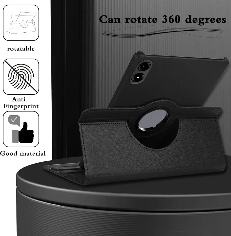 Etui Obrotowe 360 Stopni do Xiaomi Redmi Pad Pro 2024 Funda RedMi Pad2 Pro 12.1 2025 Tablet Auto Sleep Cover POCO Pad 12.1 — zdjęcie produktu 3