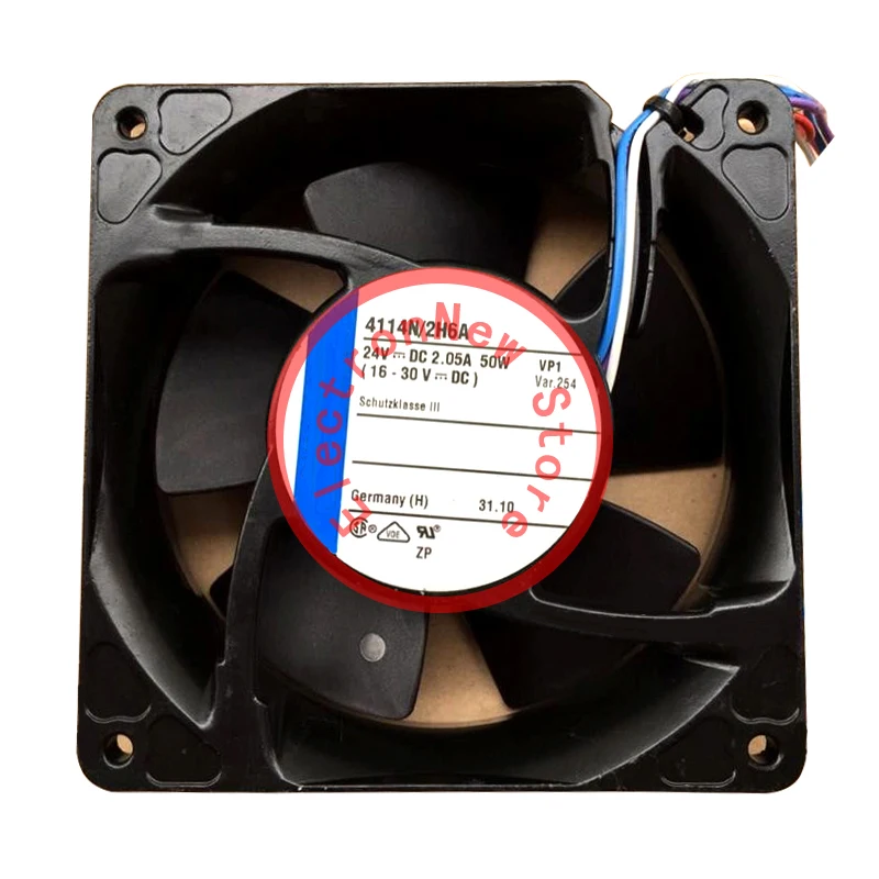 ORIGINAL 4114N/2H6A 4114 N/2H6A 24VDC 50W   12038 120*120*38mm BRAND NEW COOLING FAN