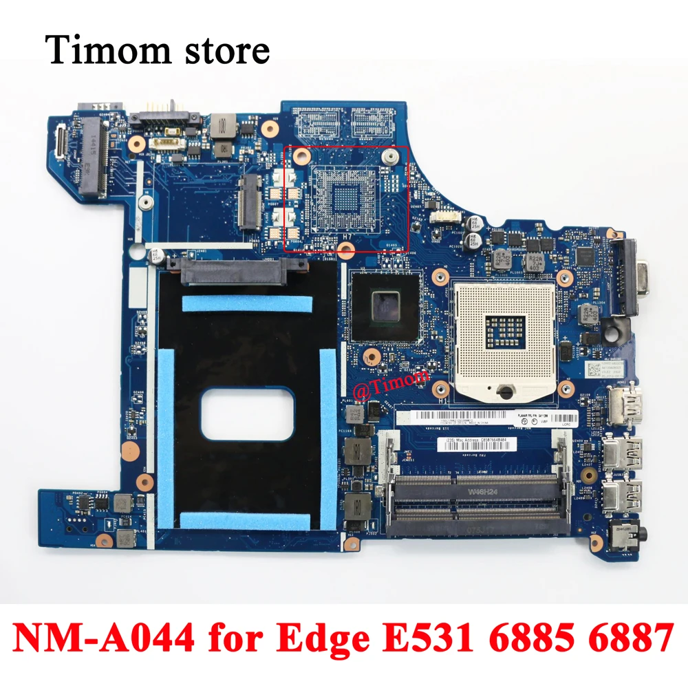 

NM-A044 for ThinkPad Edge E531 6885 6887 Laptop Original Integrated Motherboard 04Y1298 04Y1300 04Y1299