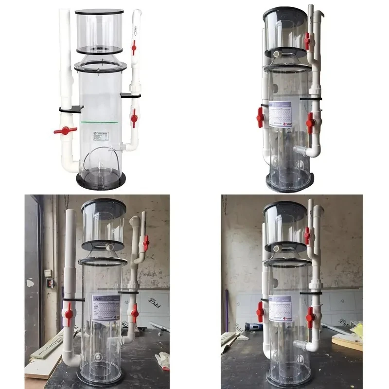Mini Protein Skimmer for Aquarium Fish Tank Foam Fractionator Bubble Magus Filter Efficient Water Purification System