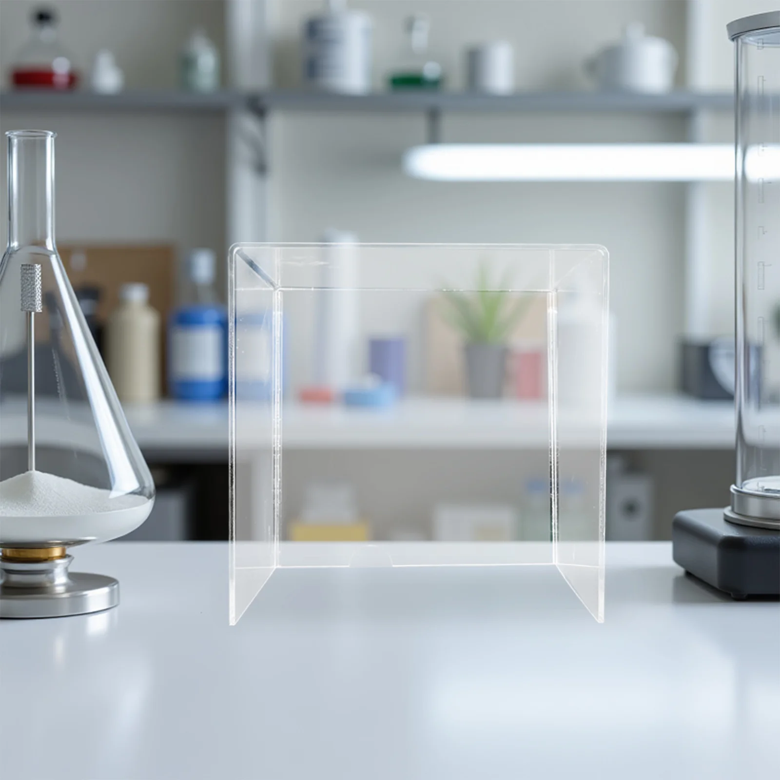 

Clear Acrylic Anti-Wind Shield for Digital Scale 7.86x7.86x7.27in Dust Proof Protective Cover Wind Guard for Kitchen Jewelry Lab