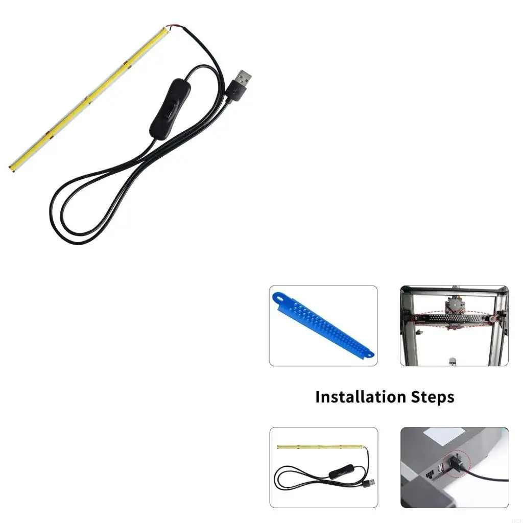 

462E USB Powereds High Brightness 3D Printing Light Strips for Kobra3 Easy Installation