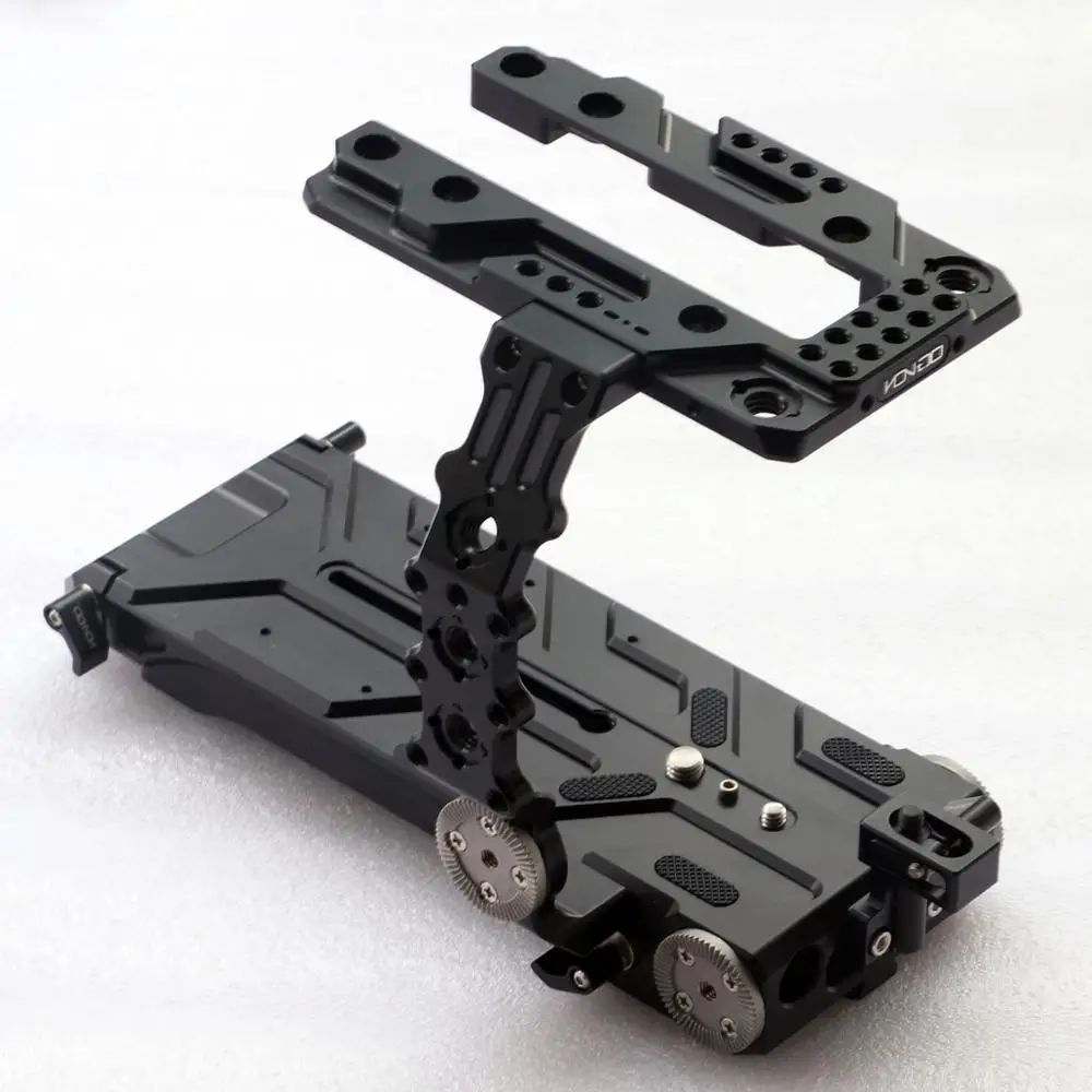 HONTOO VCT 15mm Baseplate FX9 Camera Armor RIG Cage Extension Handle with Battery Plate for SONY PXW-FX9 camera 6K film