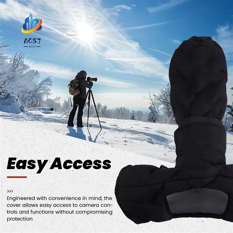 

AC57-For DSLR Micro-Single Camera Cold Cover Insulated Protective Warmth Cover For Enhanced Photography