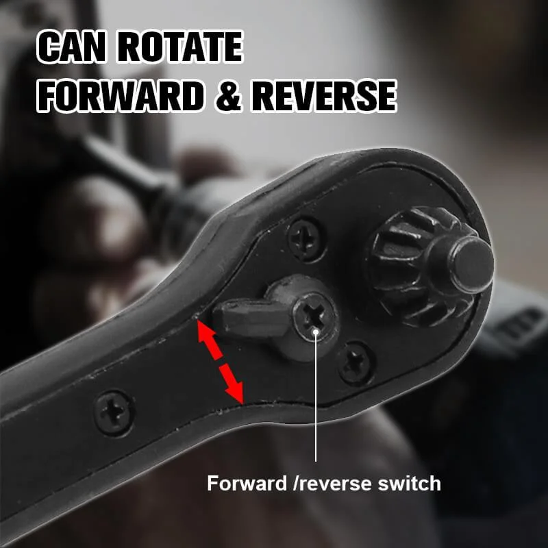 Llave de trinquete 2 en 1, herramienta de mano Universal, Portabrocas eléctrico