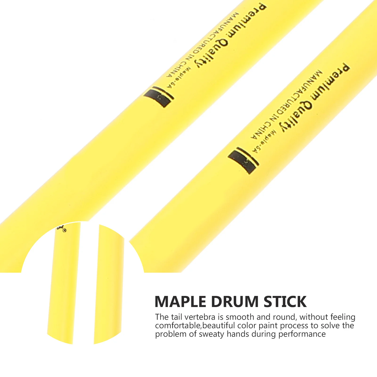 4 Stück bunte Trommelstöcke aus Ahornholz, leicht, rutschfest, langlebig, Percussion-Instrumentenstöcke für Anfänger, verschiedene Stile