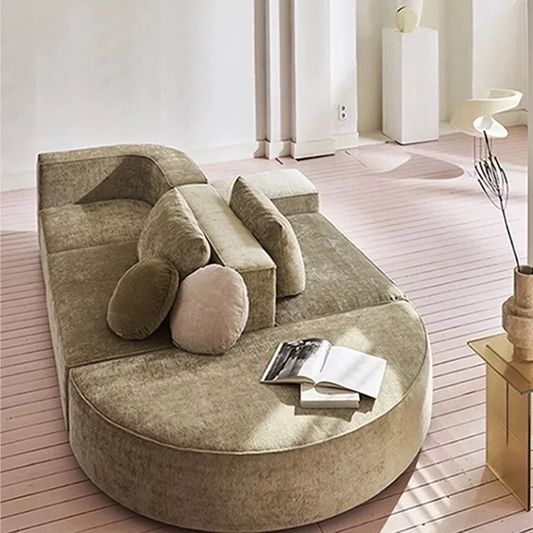 xx-Upscale Sophisticated Curved Modular Sofa Flexible Modular Configurations Trend Driven Upholstery Ultra Comfortable&