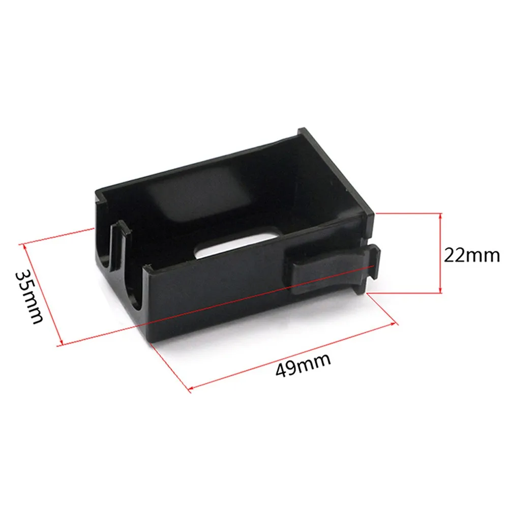Plastic 9V Battery Holder Box Compatible with For Acoustic Guitar and Bass Replacement No Wire Inside Easy Battery Replacement