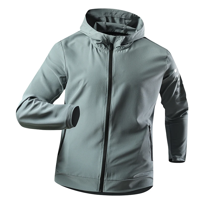 Sun Protection Ultra-light Jacket Outdoor Thin Skin Coats Men Hiking Camping Cycling Hooded Windbreaker Sports Running Coat