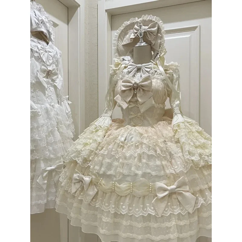 Harajuku Original Design Lolita Dress Doll Sense Jsk Suspender Dress Winter Tea Party Birthday Girl Princess Clothes Sweet 2025