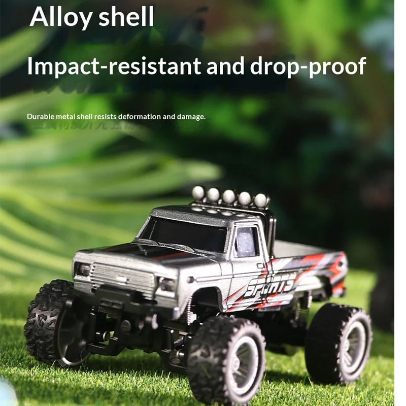 

Bigfoot alloy mini remote control car off-road vehicle desktop RC ultra small boy toy children's four-wheel drive drift