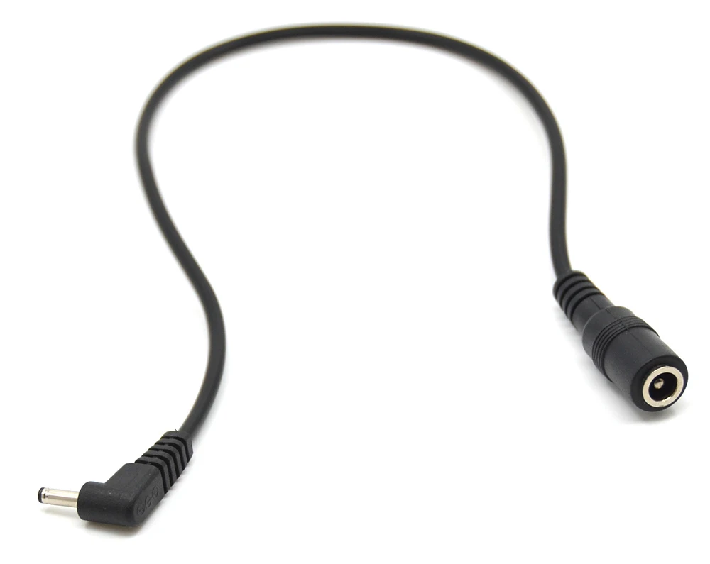 Cable de alimentación hembra de 5,5x2,1mm a macho de 3,0mm x 1,1mm para CANON DR-20, CA-PS700, DR-E5, DR-E8, batería simulada de DR-E15
