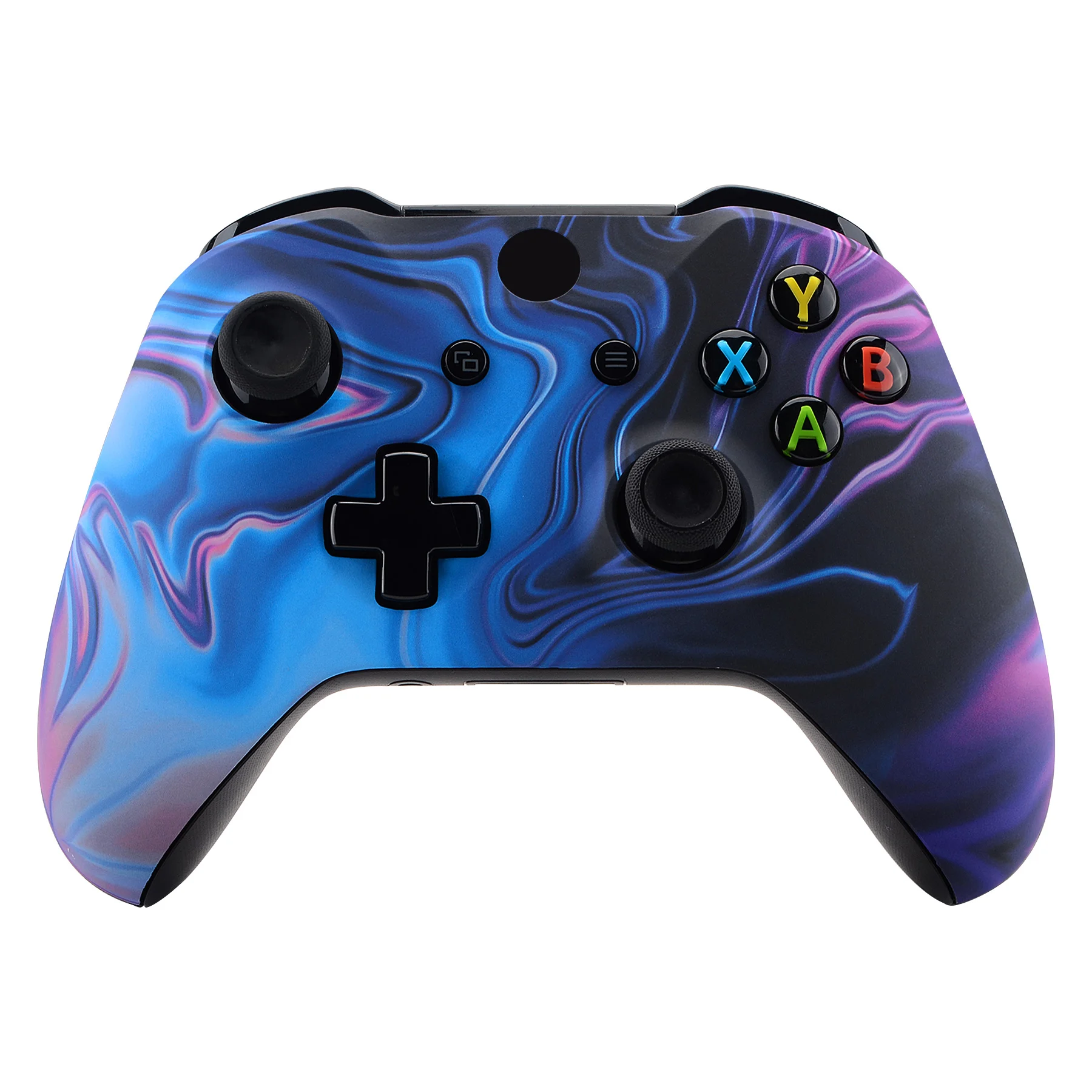 EXtremeRate-Façade à motifs de lave surréaliste, coque de boîtier avant pour manette Xbox One X et One S, modèle 1708