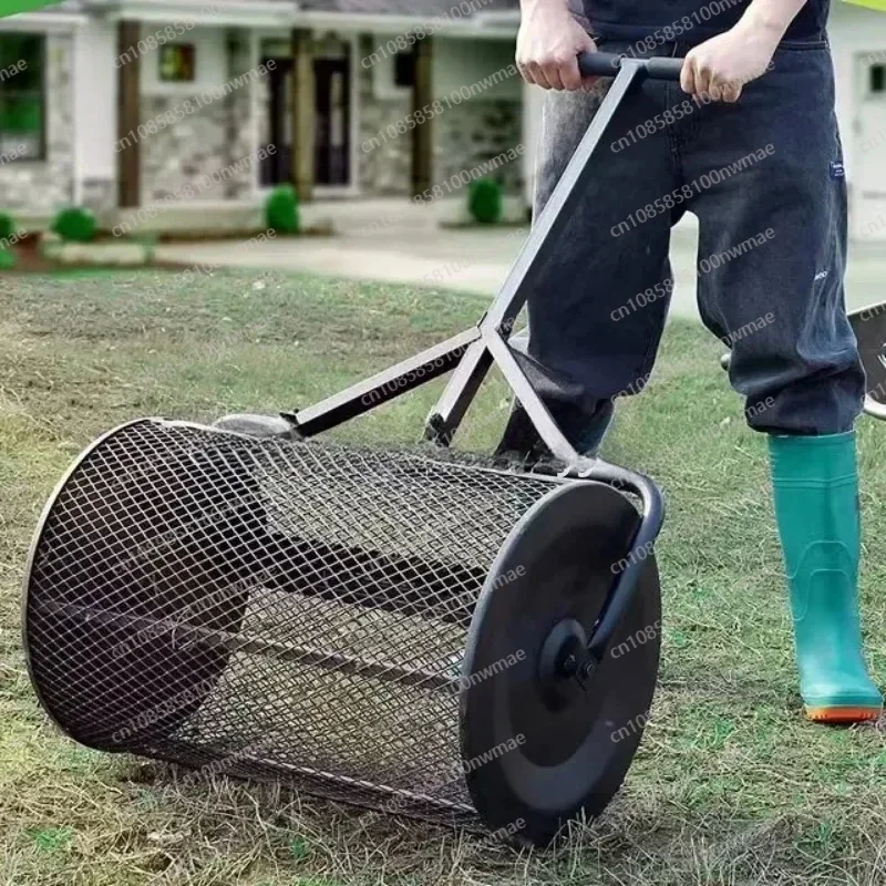 

Adjustable Shape Handle Compost , Peat Moss , Metal Mesh Manure Spreader Lawns, Garden Planting Seeding