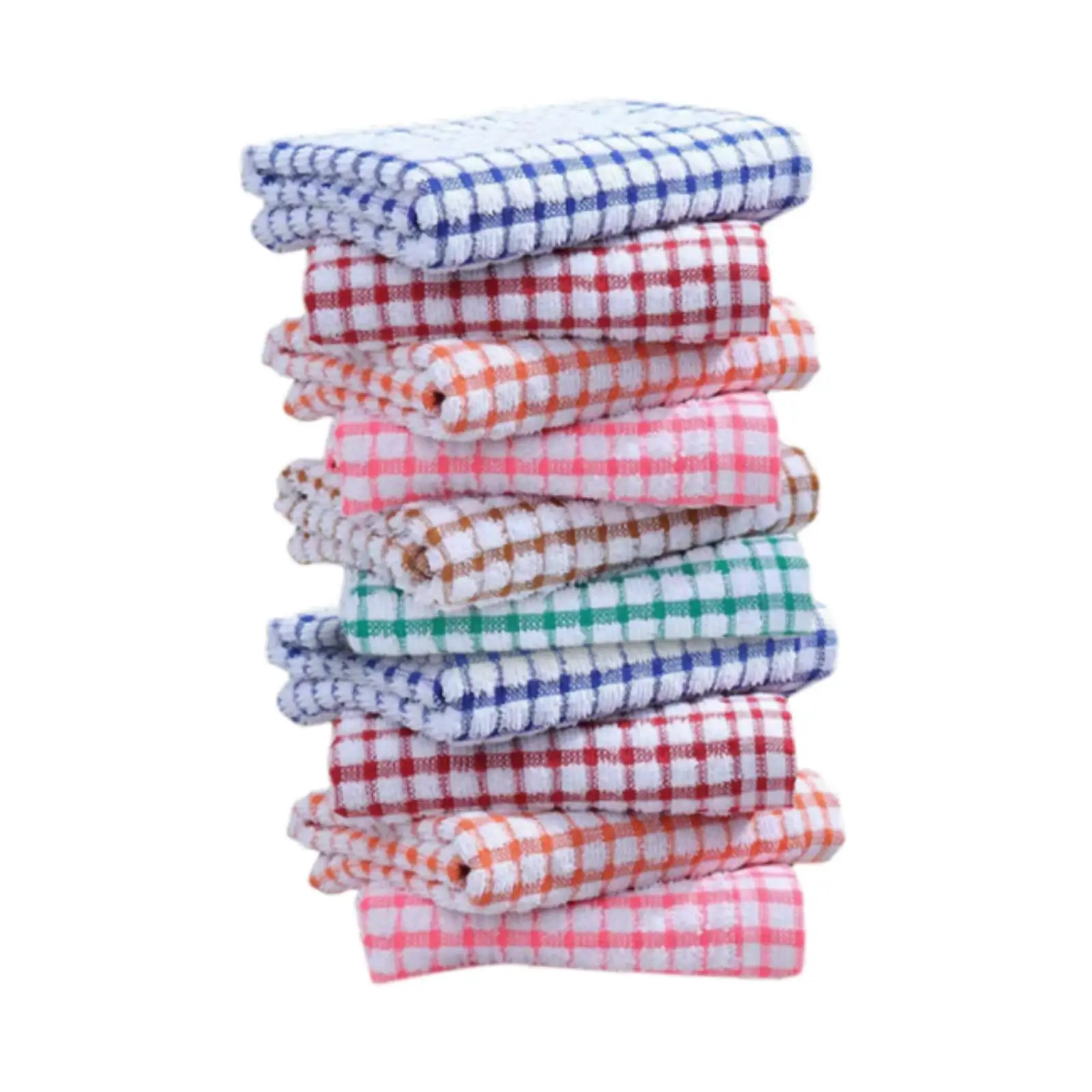 10 Pieces Hand Towels Comfortable Multifunctional Cleaning Cloths Modern Washable Portable Absorbent Kitchen Towels for Bathroom