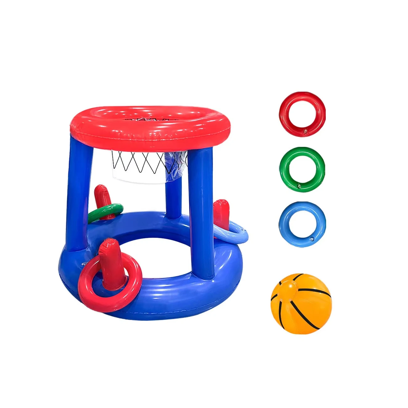 

Hot Ring Toss Inflatable PVC Water Basketball Stand for Parent-Child Throwing Game Beach Toy Suitpromote sales