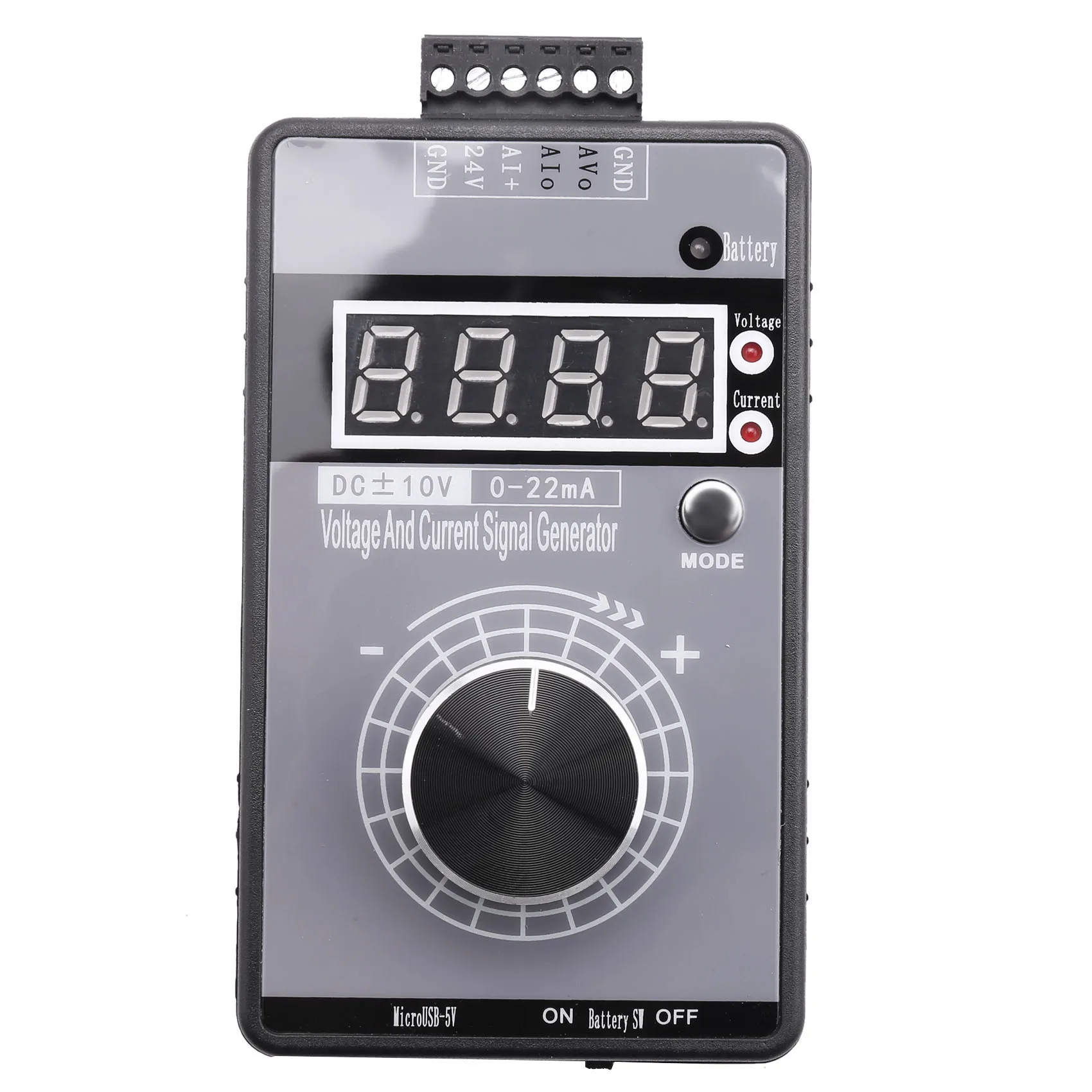 เครื่องกำเนิดสัญญาณแรงดันไฟฟ้ากระแสตรง0/4-10V เครื่องกำเนิดสัญญาณแอนะล็อก DC 0-10V สำหรับแปลงความถี่ดีบักและแผงควบคุม