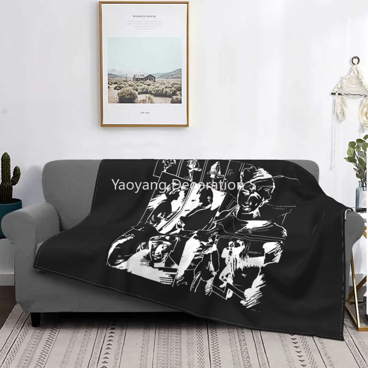 A-Ha 80S Music Video Take On Me Retro 525 Blanket Shaggy For Bed Ultra-Soft Faux Fur Throw Decorative Sofa