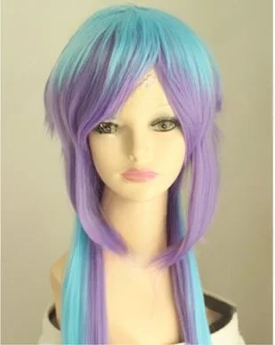 オリジナルダイヤモンドガールコスプレウィッググラデーションカラー-aoki-lapis-イニシャルユイカグヤ-20-センチメートルアニメキャラクターウィッグコスプレ小道具用