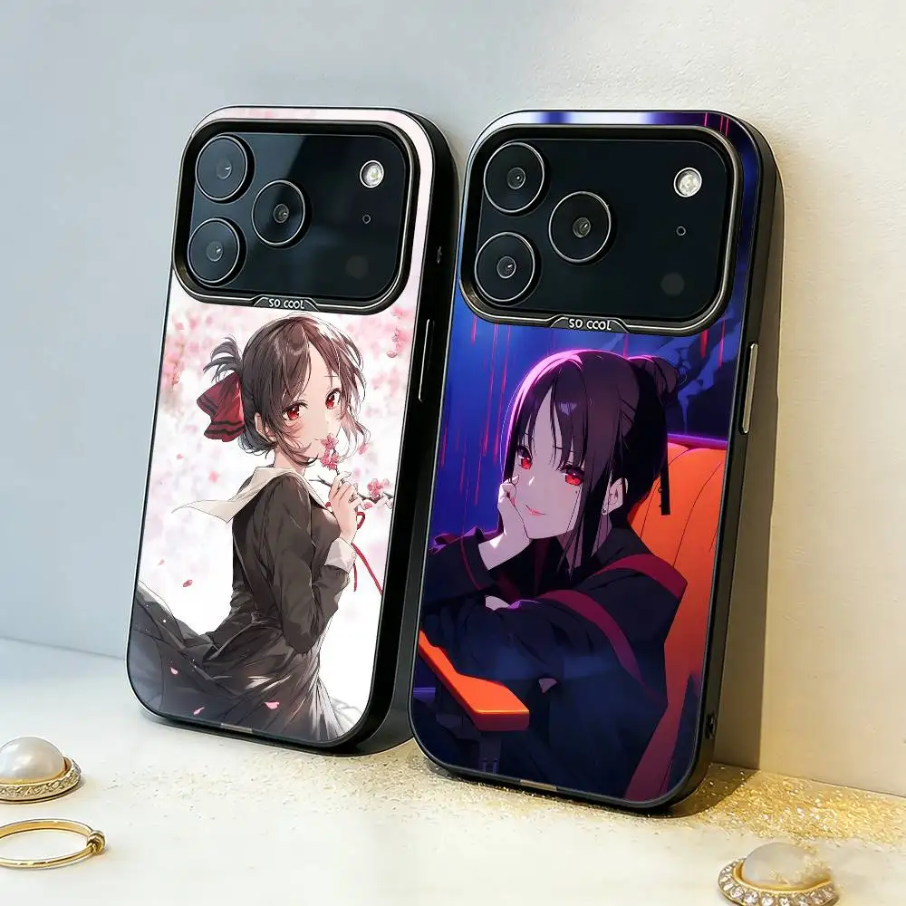 

1PC The Enchanting S-Shinomiya K-Kaguya Phone Case For iPhone17,16,15,14,13,12,11,Pro,MAX White Matte Shockproof Cover