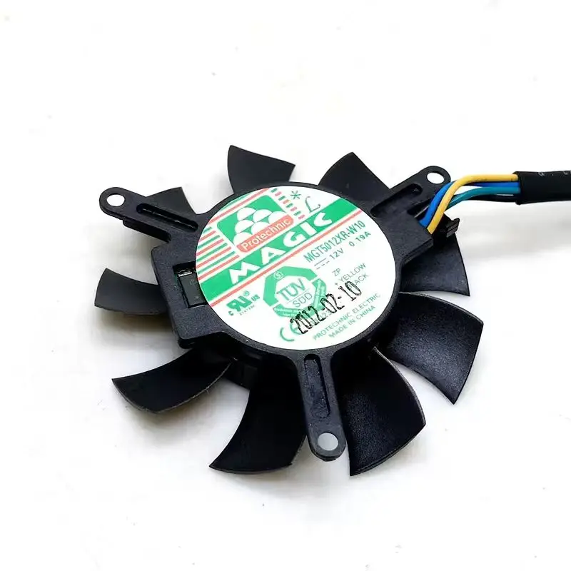 Graphics & Video Card Fan for MAGIC MGT5012XR-W10 45mm 12V PWM Cooling Fan for Hydraulic Bearing, 4-Wire