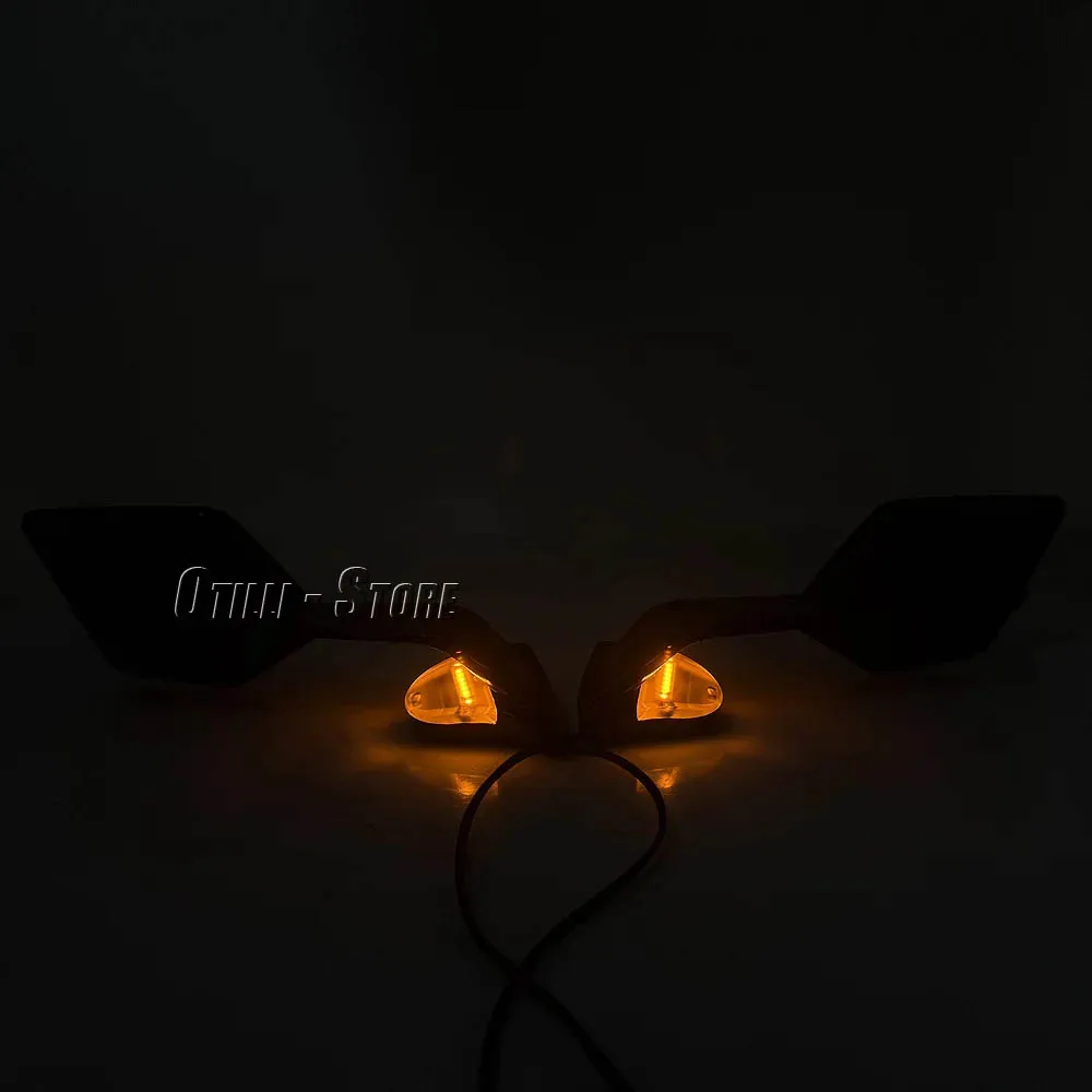 New For YAMAHA YZF R1 R1M 2020-2025 Motorcycle Accessories Rearview Mirrors with LED Rotating Adjustable Wing Mirrors - Image 2