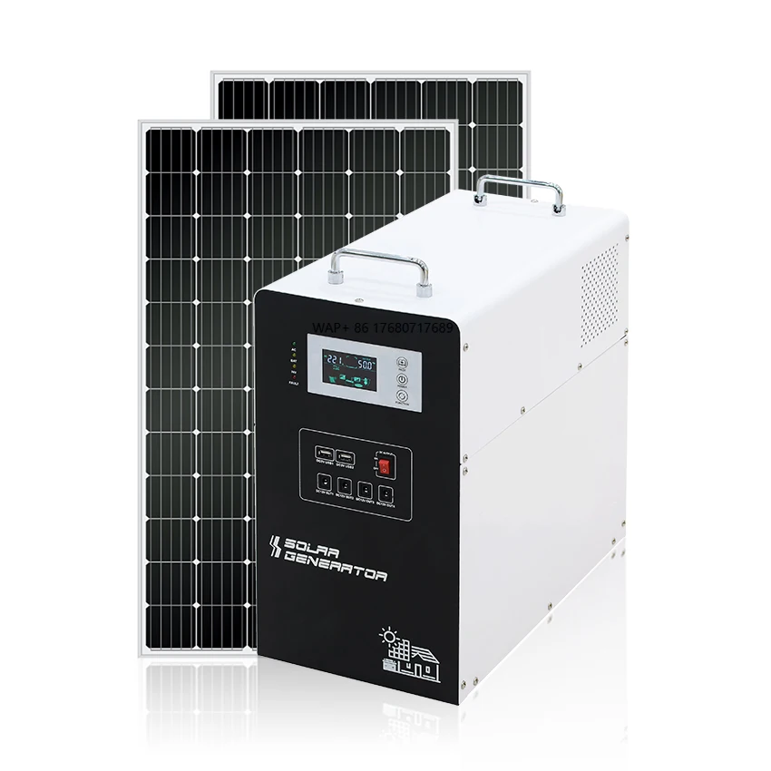 

Mini off-grid portable solar generator 220v hybrid all in one solar generator 1000w 500w 300w for solar panels