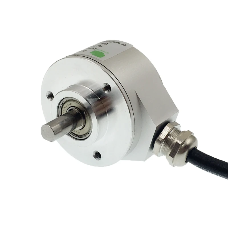 

Direct-sale thin 6mm solid shaft photoelectric incremental rotary encoder with a height of 100-36000 pulses and a height of 21mm