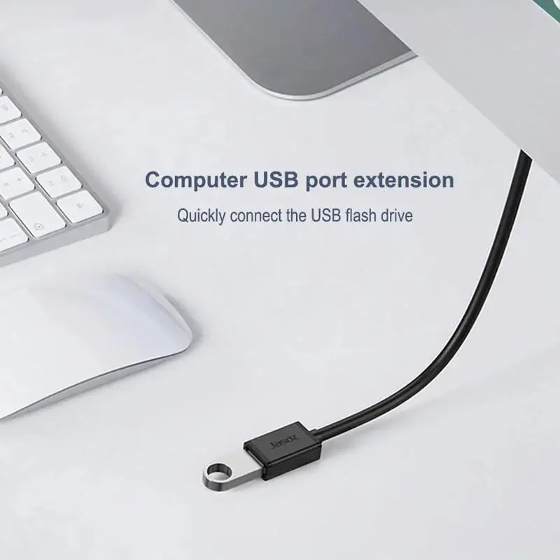 Jasoz USB 2 0 Extension Cable Male to Female Type A to  A Data Transfer for PC Smart TV PS4 Laptop Computer USB Extension Cable