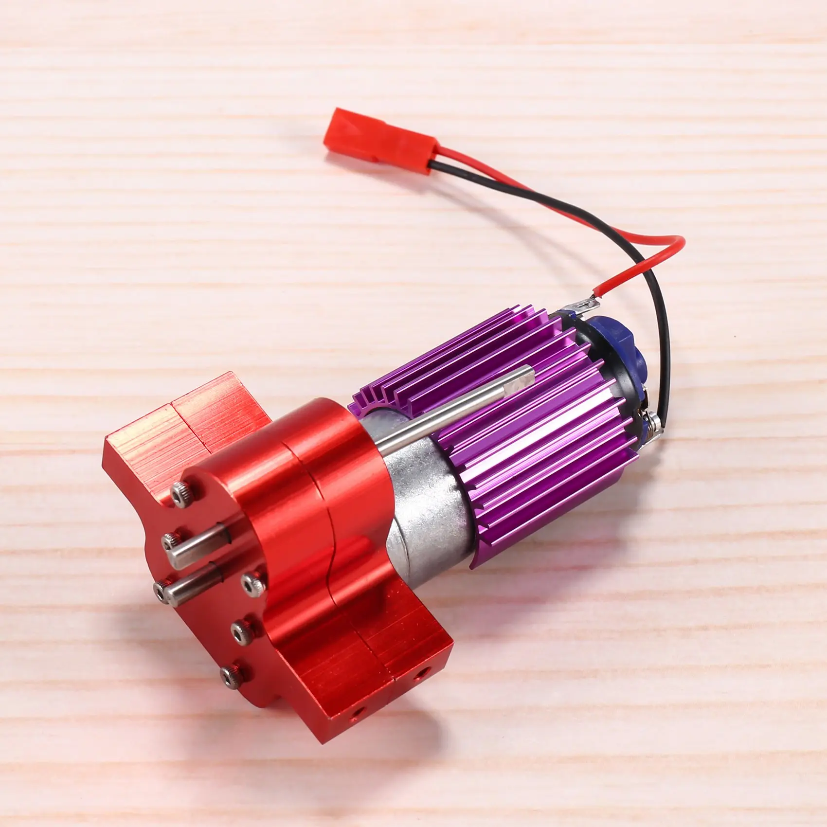 A63T-Metal 370 Motor Gearbox Gear Box For WPL C14 C24 B24 B36 MN D90 D99 MN99S RC Car Upgrade Parts