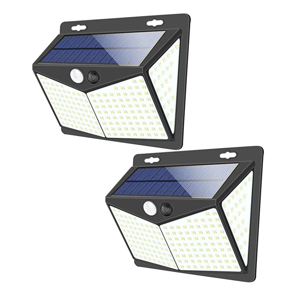 2pcs-solar-powered-wall-light-outdoor-waterproof-led-lamp-for-yard-garden-pathway-lighting-tool-solar-lights