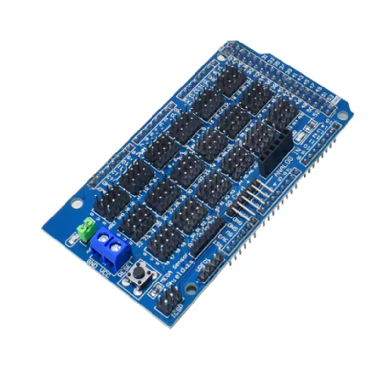 For Arduino MEGA Sensor Shield V1.0 V2.0 Dedicated Expansion Development Board MEGA 2560 Sup IIC Bluetooth SD Robot Parts DIY