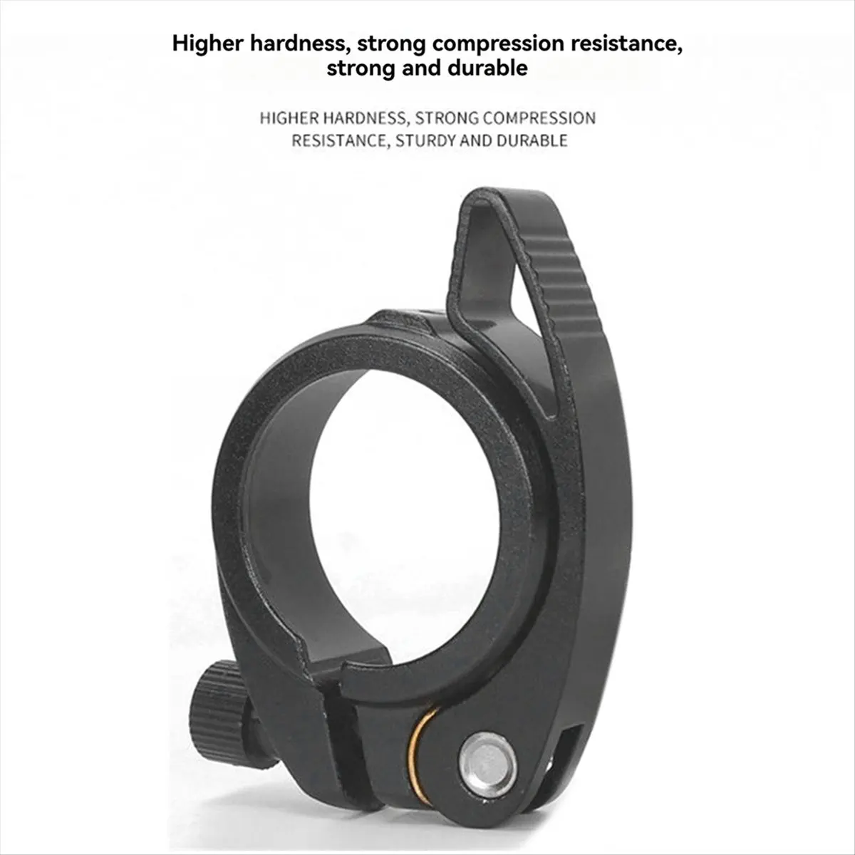 T34C Folding Bicycle Seat Pipe Clamp Quick Release Lever for Seat for Driver'S Seat Pipe Clamp Inner Diameter 40.8mm