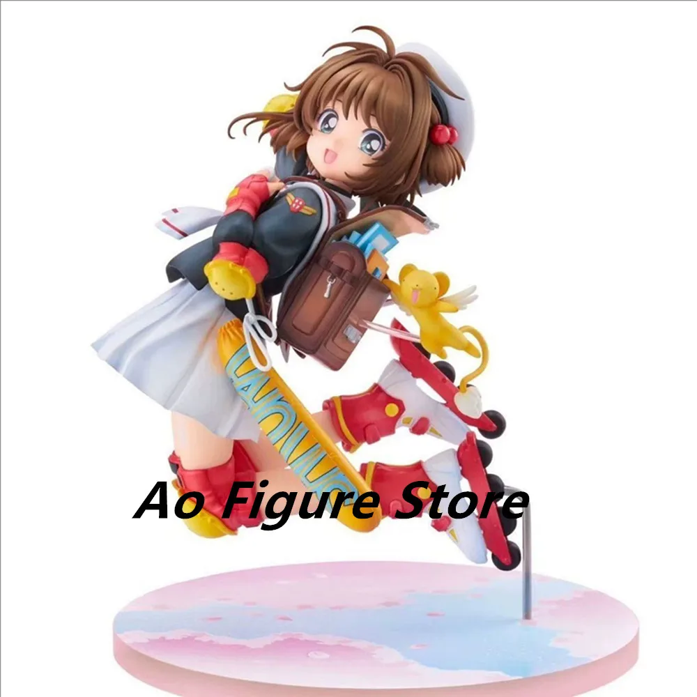 

Фигурка Cardcaptor Sakura Kinomoto Sakura, аниме-фигурка, 17 см, модели из ПВХ, статуя, коллекционные игрушки, украшение для стола, детский подарок на день рождения