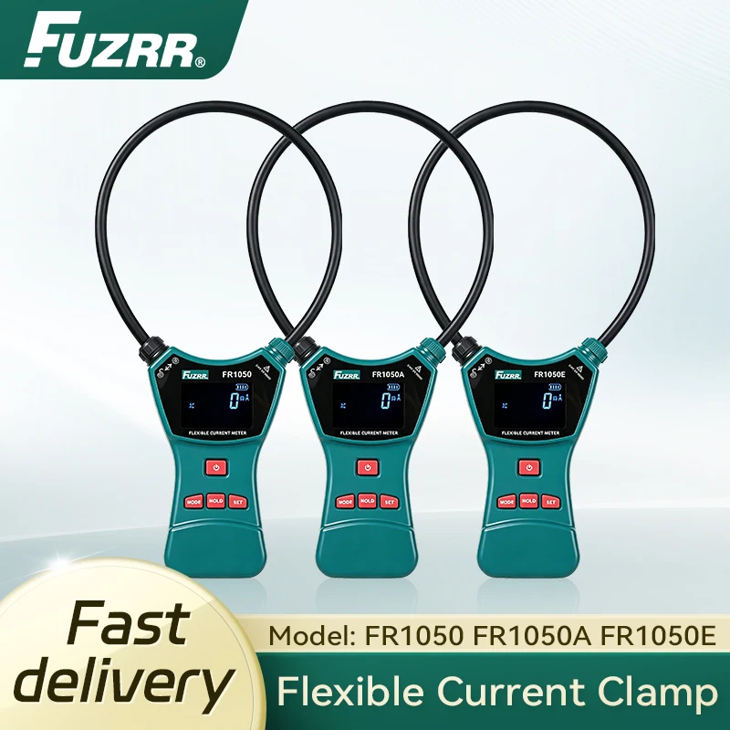 FUZRR FR1050 FR1050A FR1050E Flexible Rogowski Coil Leakage Current Clamp Meter For Thick Cable Transformer Power System