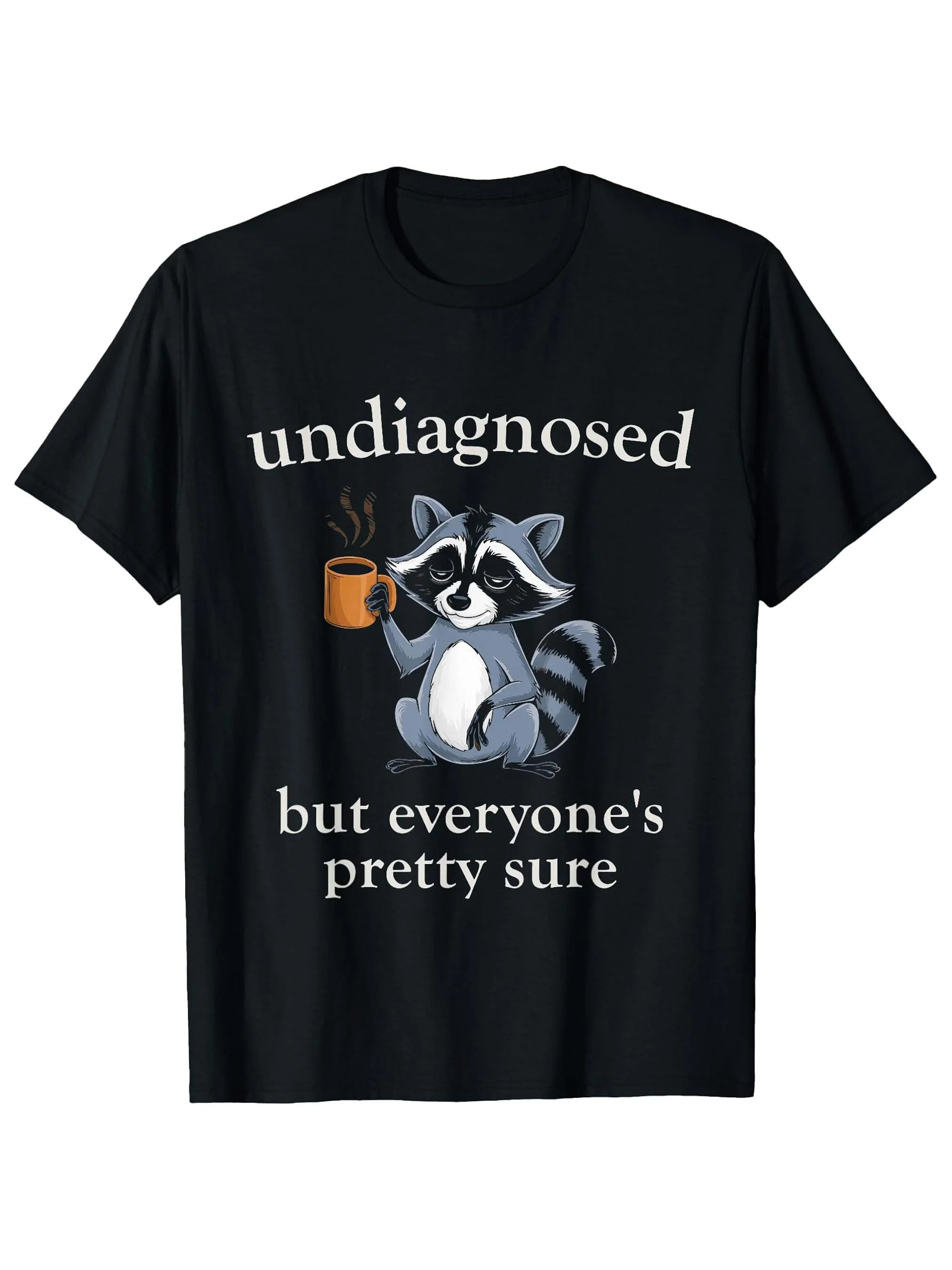 A Fun, Unconfirmed Yet Widely Accepted Cute Raccoon T-Shirt for Men, Breathable And Cool