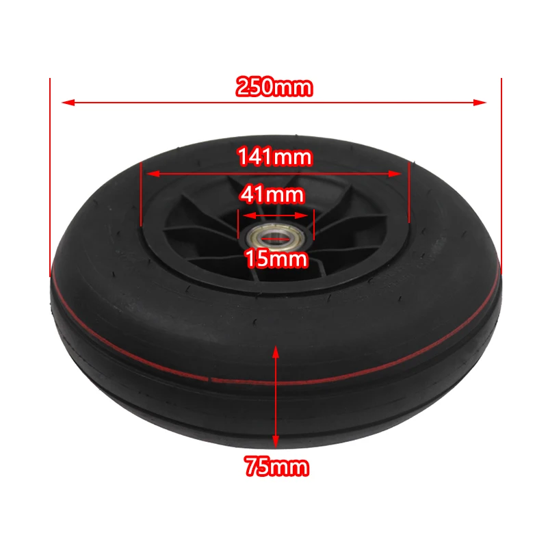 80/60-5 thickened inflatable wheels are suitable for go karts,Xiaomi 9, and No. 9 balance karts