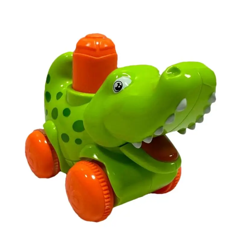 Press And Go Car Interactive Toddler Toys Car Kids Outdoor Toys Learning Toy Press Forward Crocodile Car Toy For Birthday Holida