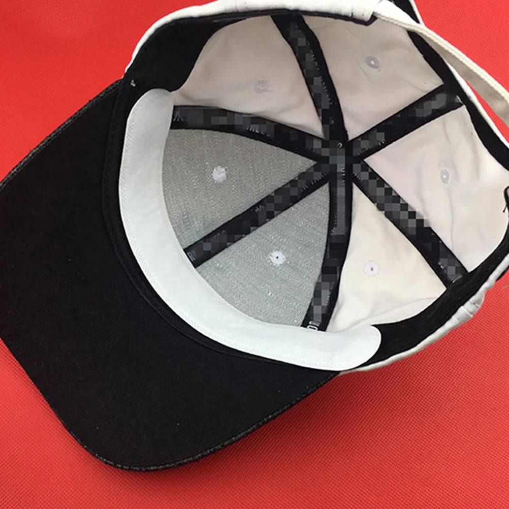 

30pcs Hat Size Reducer Tape Cap Tighten Bands EVA Foam Liners White Black Stickers Adjustable for Baseball Hats Protective Gear