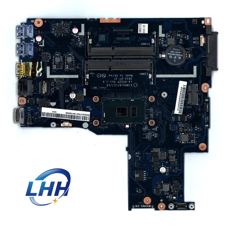 

LA-D102P Motherboard Is for Lenovo B51-80 Laptop Mainboard with 4405U CPU DDR3 100% Test